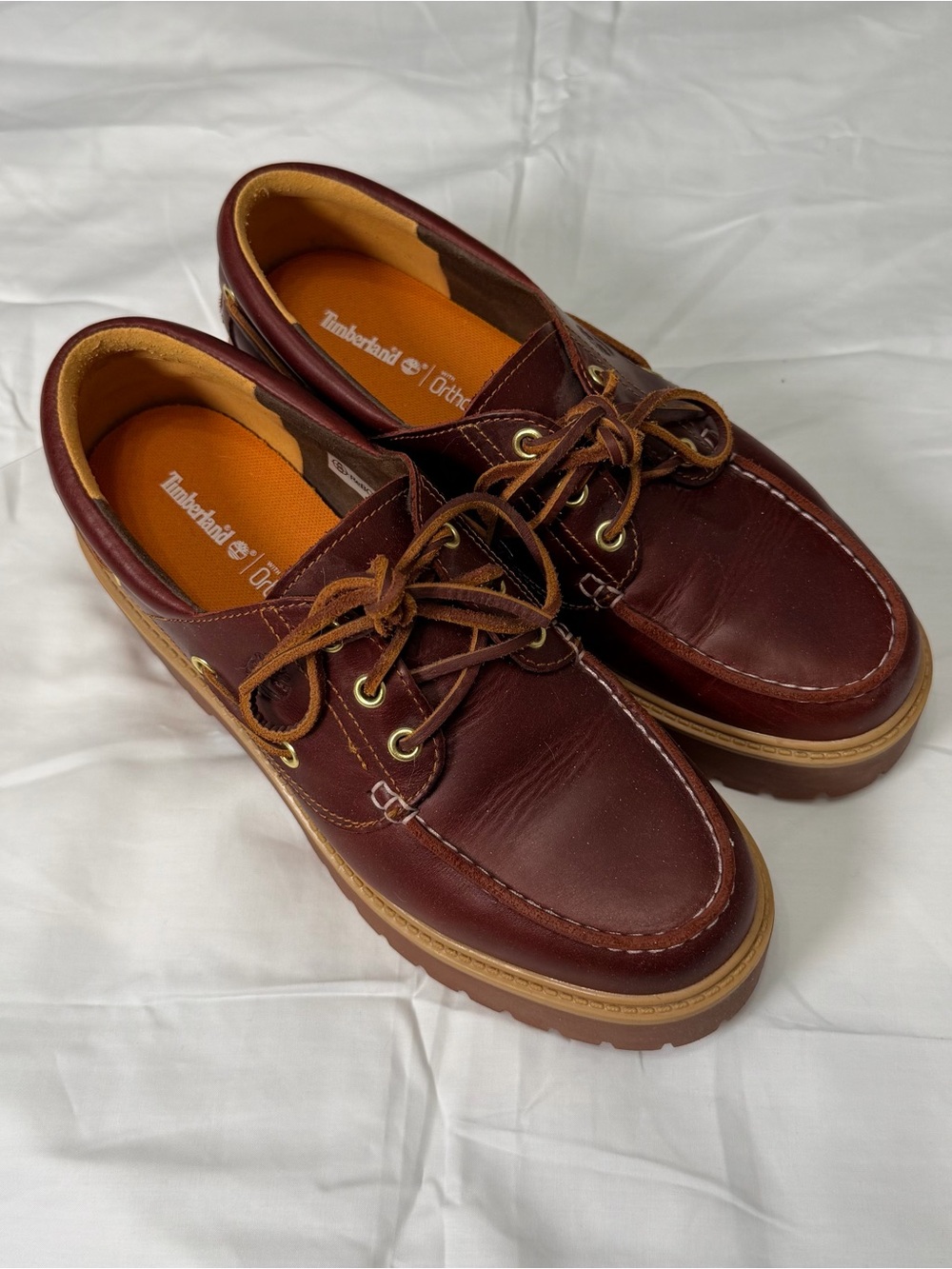 timberland platform boat shoe